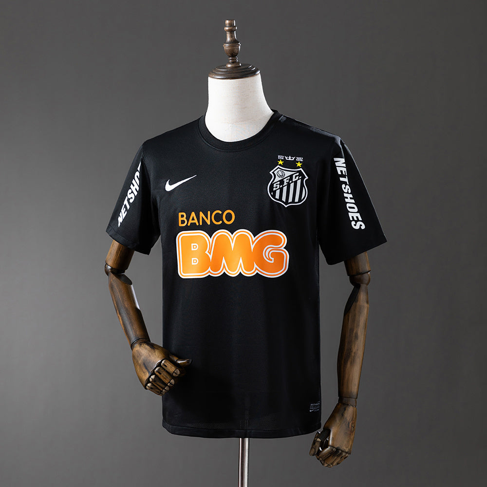Maillot Santos Rétro Noir 12/13