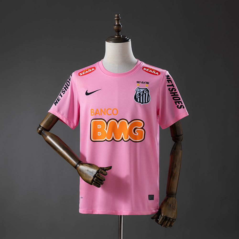 Maillot Santos Rétro Rose 12/13