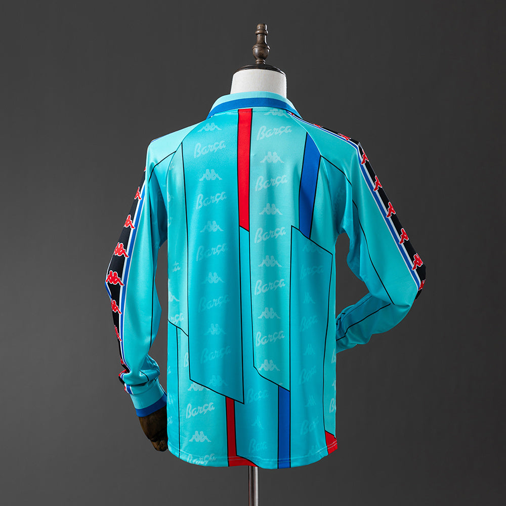 Maillot Barcelone Rétro Extérieur Manches Longues 95/97