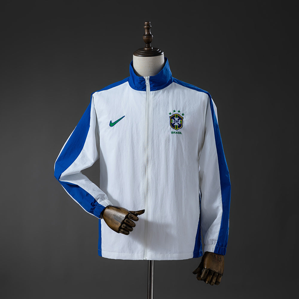 Survêtement Brésil Rétro Blanc