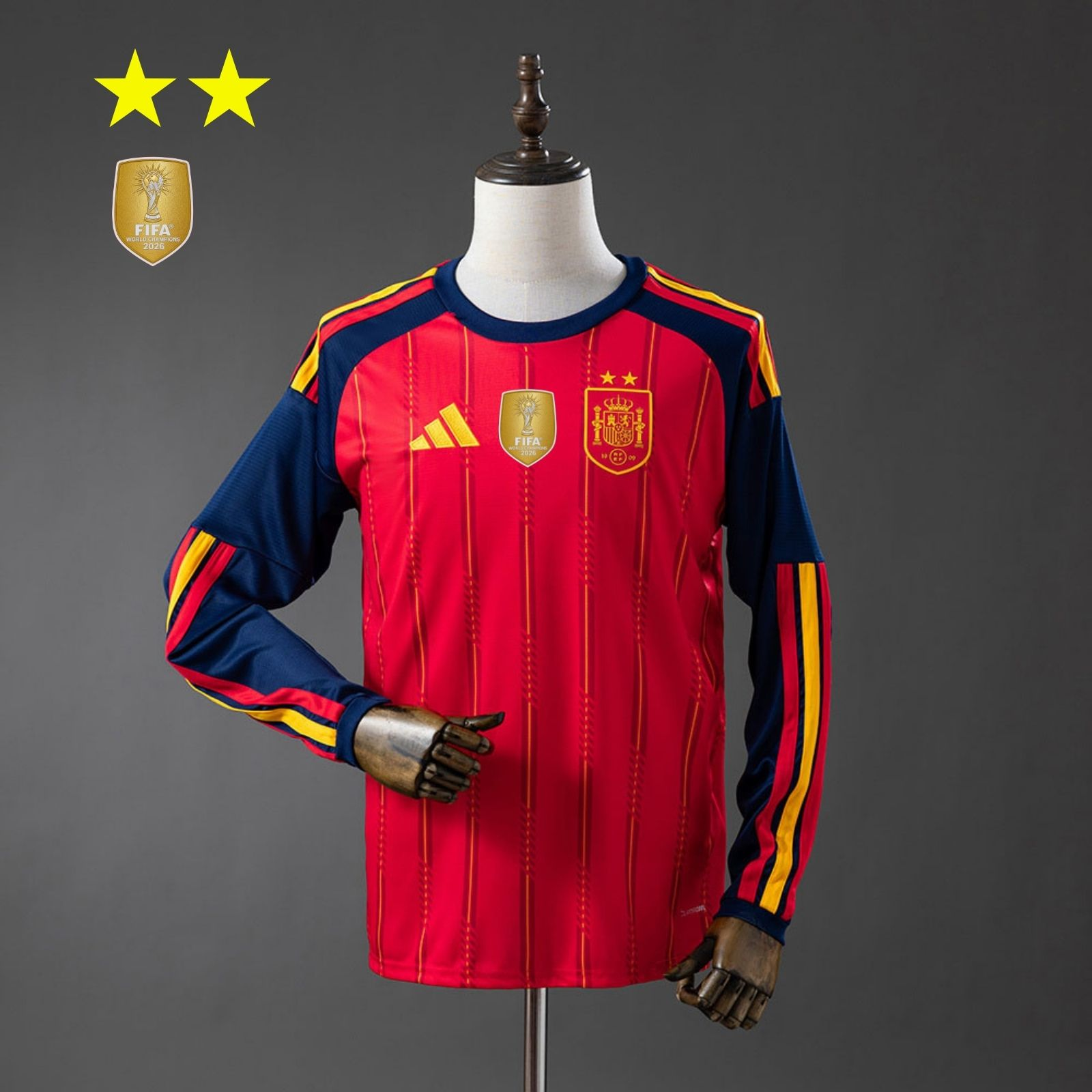 Maillot Espagne Domicile Champion Manches Longues 26/27