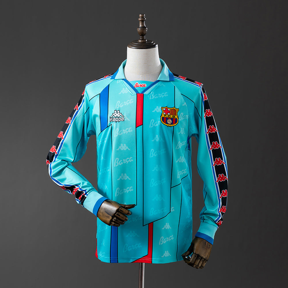Maillot Barcelone Rétro Extérieur Manches Longues 95/97