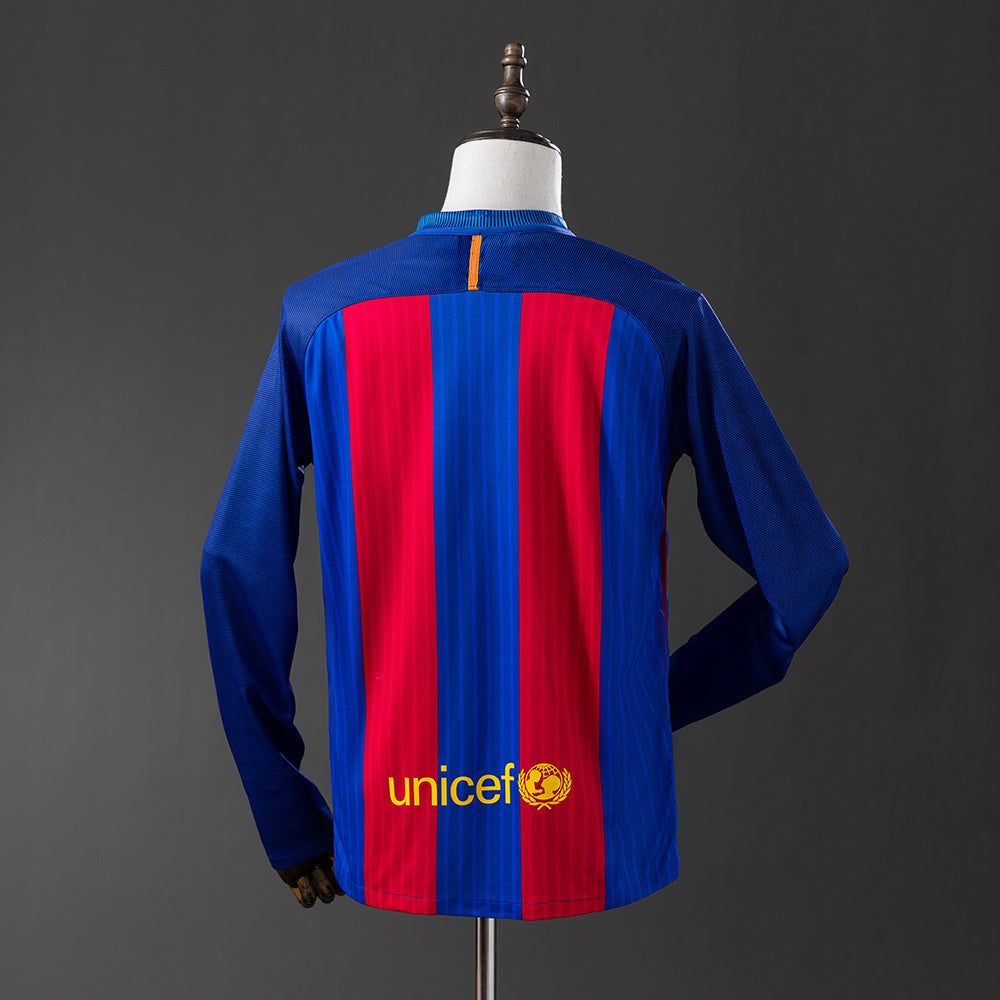 Maillot Barcelone Rétro Manches Longues 16/17
