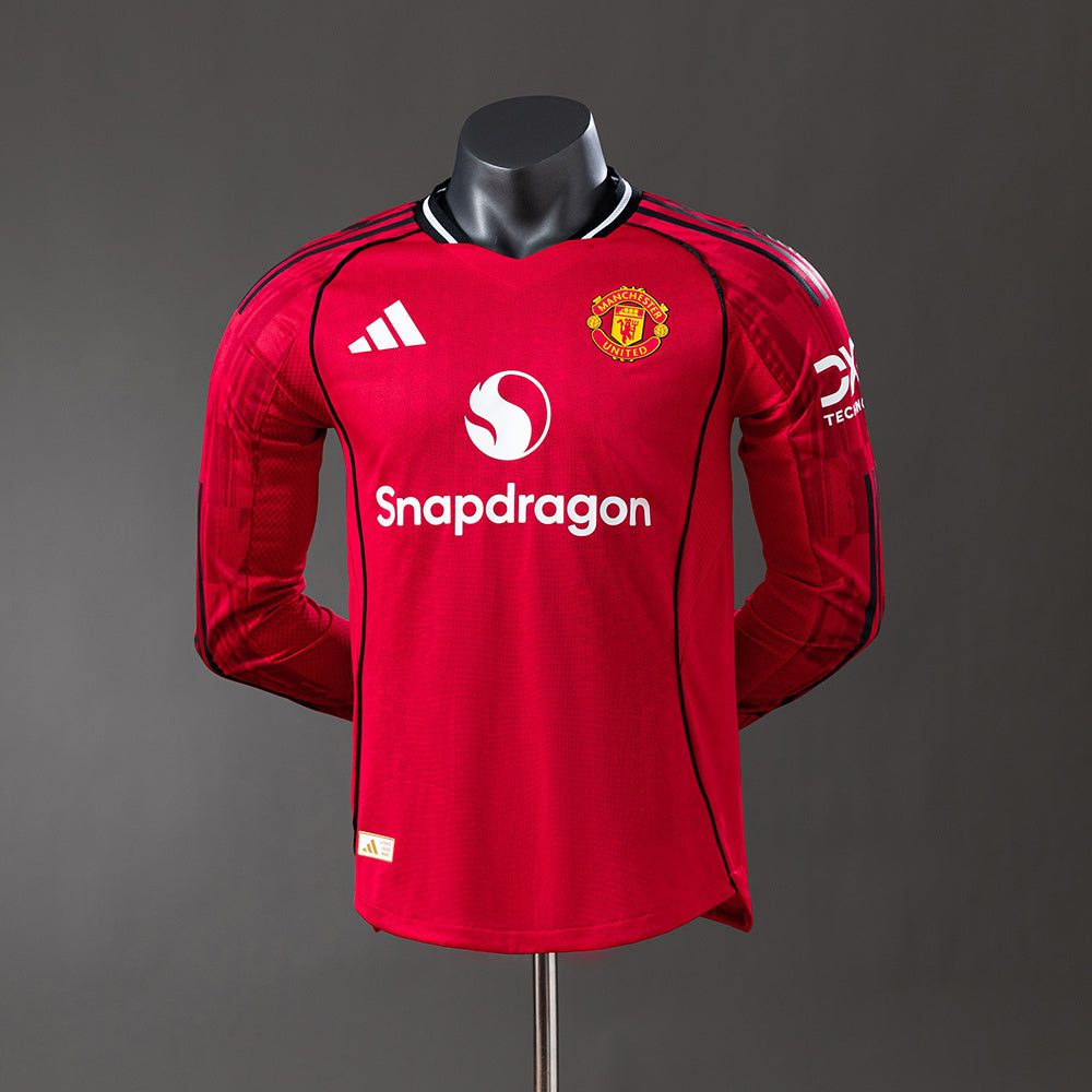 Maillot Manchester United Domicile Manches Longues Pro 25/26