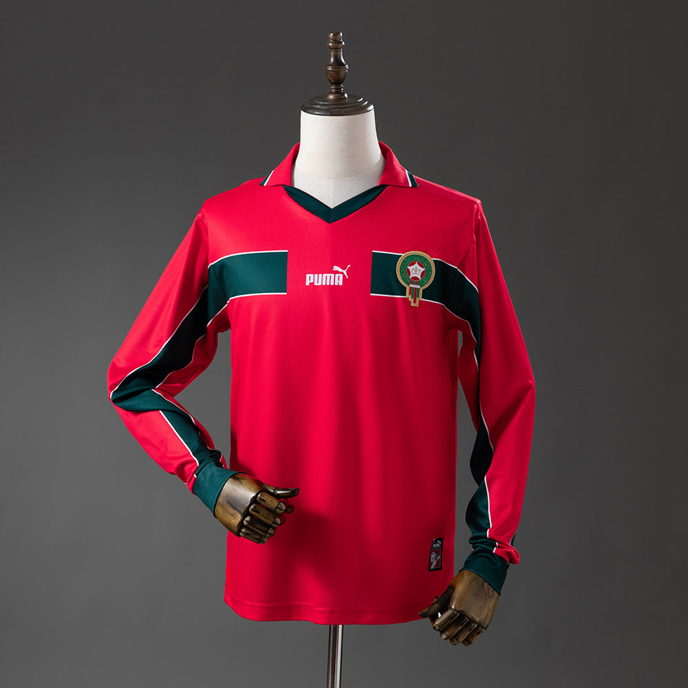 Maillot Maroc Rétro Extérieur Manches Longues 97/98