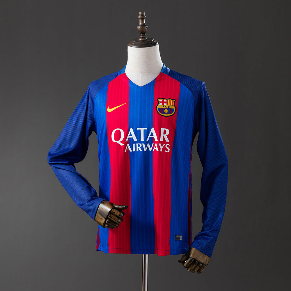 Maillot Barcelone Rétro Manches Longues 16/17