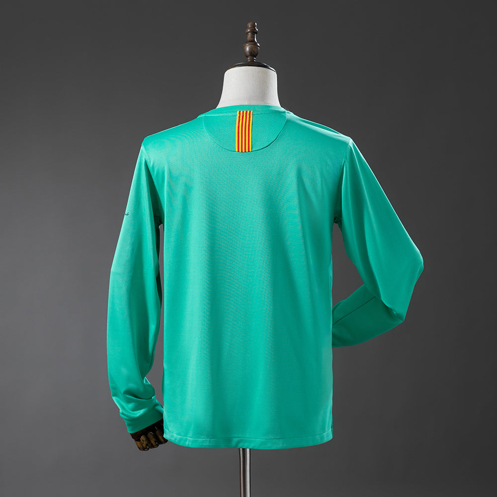 Maillot Barcelone Rétro Extérieur Manches Longues 10/11