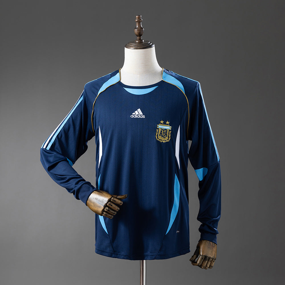 Maillot Argentine Rétro Extérieur Manches Longues 06/07