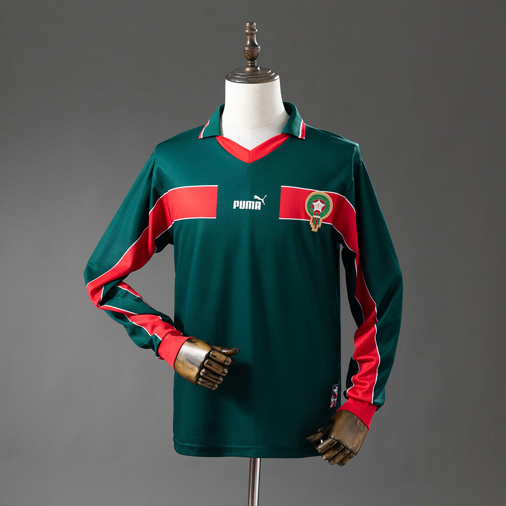 Maillot Maroc Rétro Domicile Manches Longues 97/98
