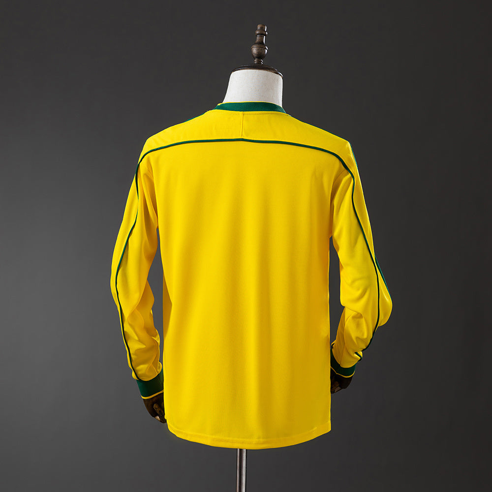 Maillot Brésil Domicile Rétro Manches Longues 97/98
