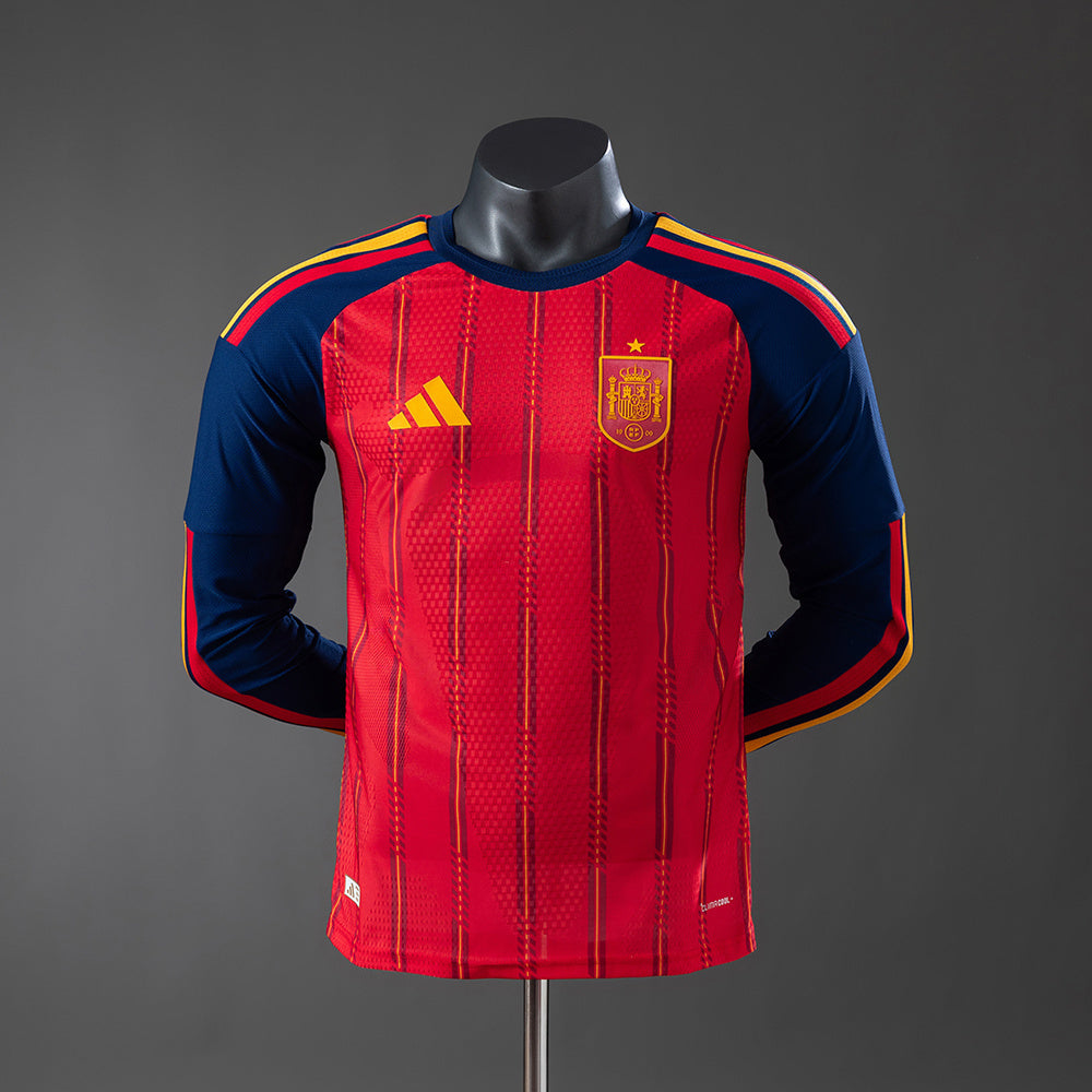 Maillot Espagne Domicile Manches Longues Pro 26/27