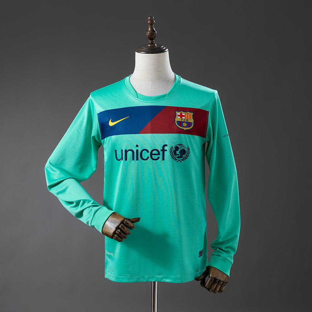 Maillot Barcelone Rétro Extérieur Manches Longues 10/11