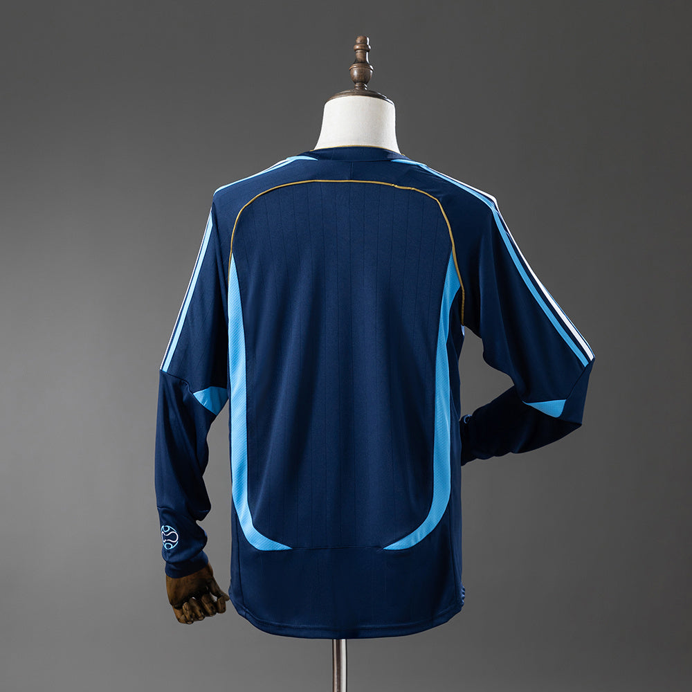 Maillot Argentine Rétro Extérieur Manches Longues 06/07